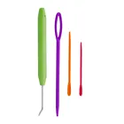 4 шт. DIY вязальные иглы ткацкий станок DIY инструмент для носки гетры Хобби Набор носков Вивер вязание крючком кольцо пряжа иглы носки Вивер