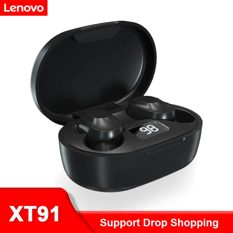 

Lenovo XT91 Original Earbuds Wireless Earphone Bluetooth Headphones TWS In-ear Sports Headset Noise Reduction Earphones With Mic