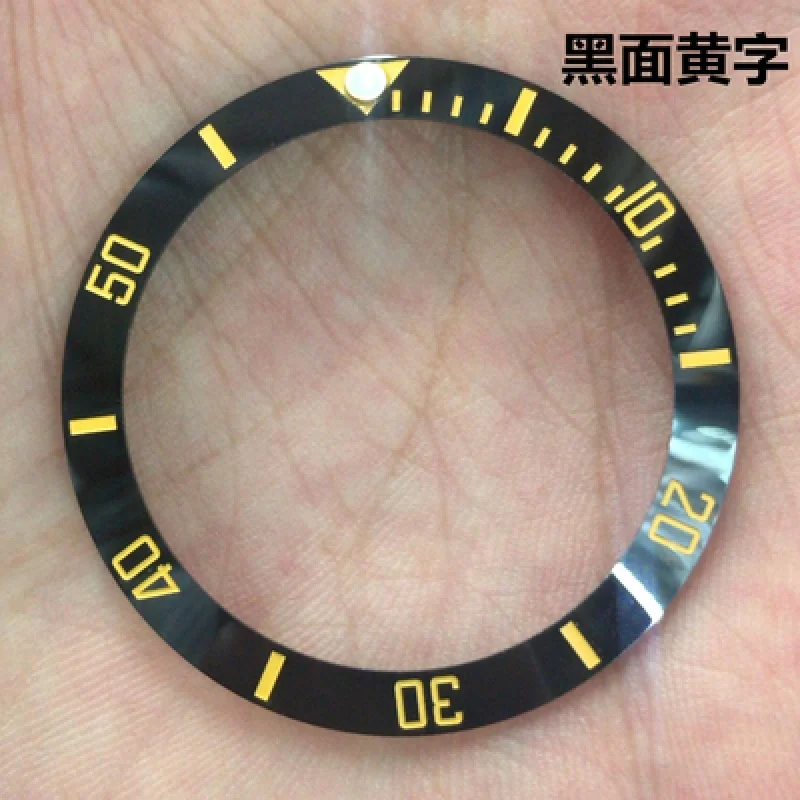 

Suitable for Green Black Water Ghost Ceramic Ring Digital Scale Outer Ring Dial Ring Submariner Watch Accessories