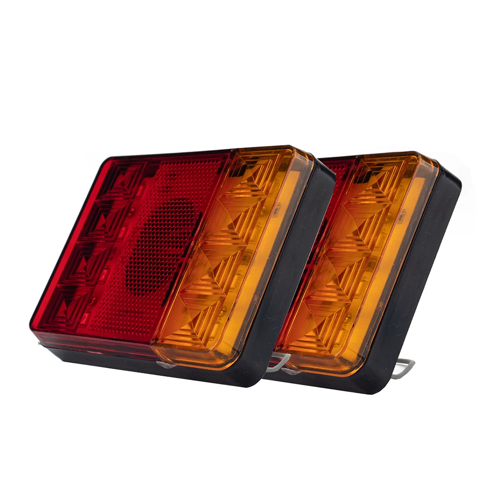 

Car Lamp Waterproof Taillight Truck Light 8LED Trailer Tail Light Rear Indicator License Plate Light 7 Pin Plug Socket Kit