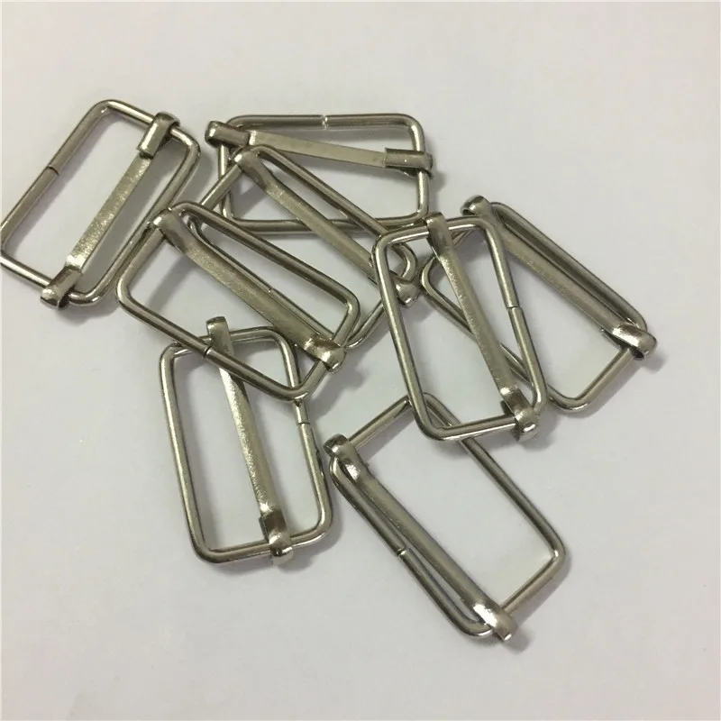 50 шт. серебристые регулируемые металлические ремни 25 мм|triglides slides|metal bucklesuspender buckles
