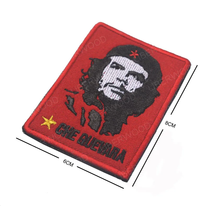 Ernesto Che Guevara Куба Кубинская революция вышитый крючок Петля нашивка значок военная куртка Футболка патч аппликация