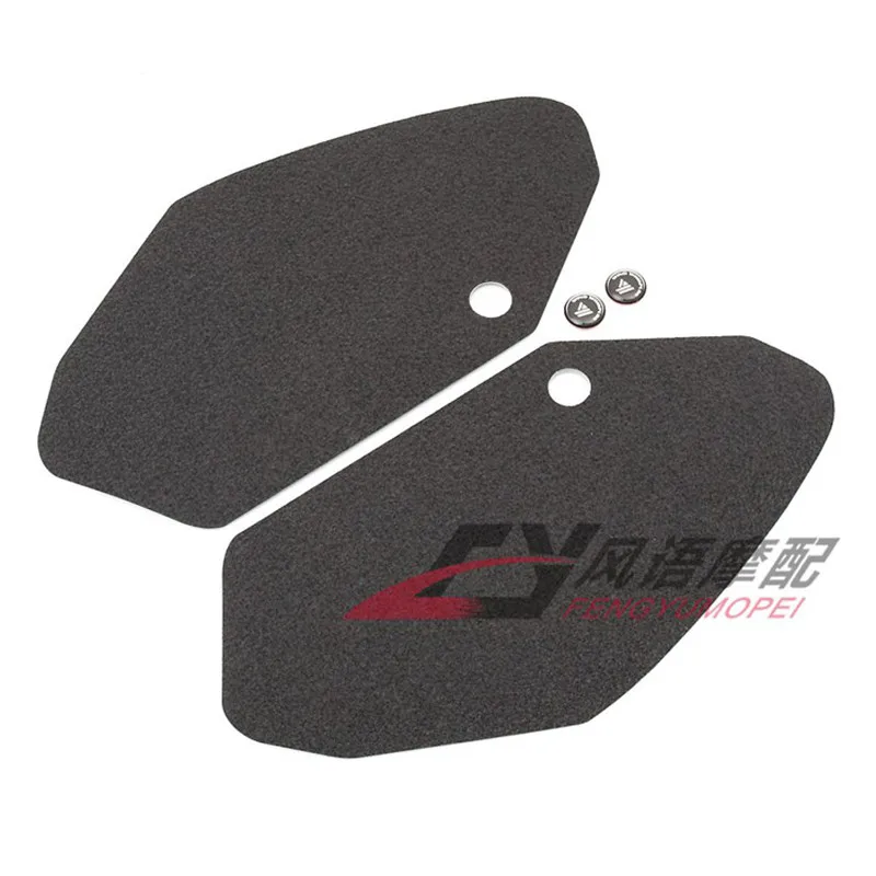 Black White Motorbike Tank Traction Side Pad Decals for Kawasaki Z650 Motorcycle Knee Protector Anti Slip Sticker Gas Grip | Автомобили и