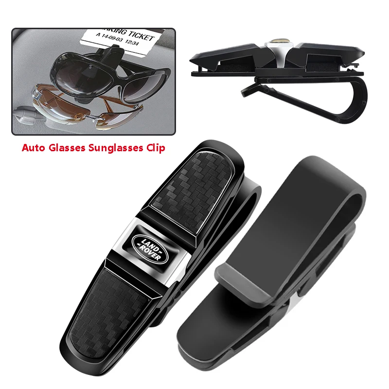 Автомобильные солнцезащитные очки из АБС пластика 1 шт. зажим билет для Land Rover Range