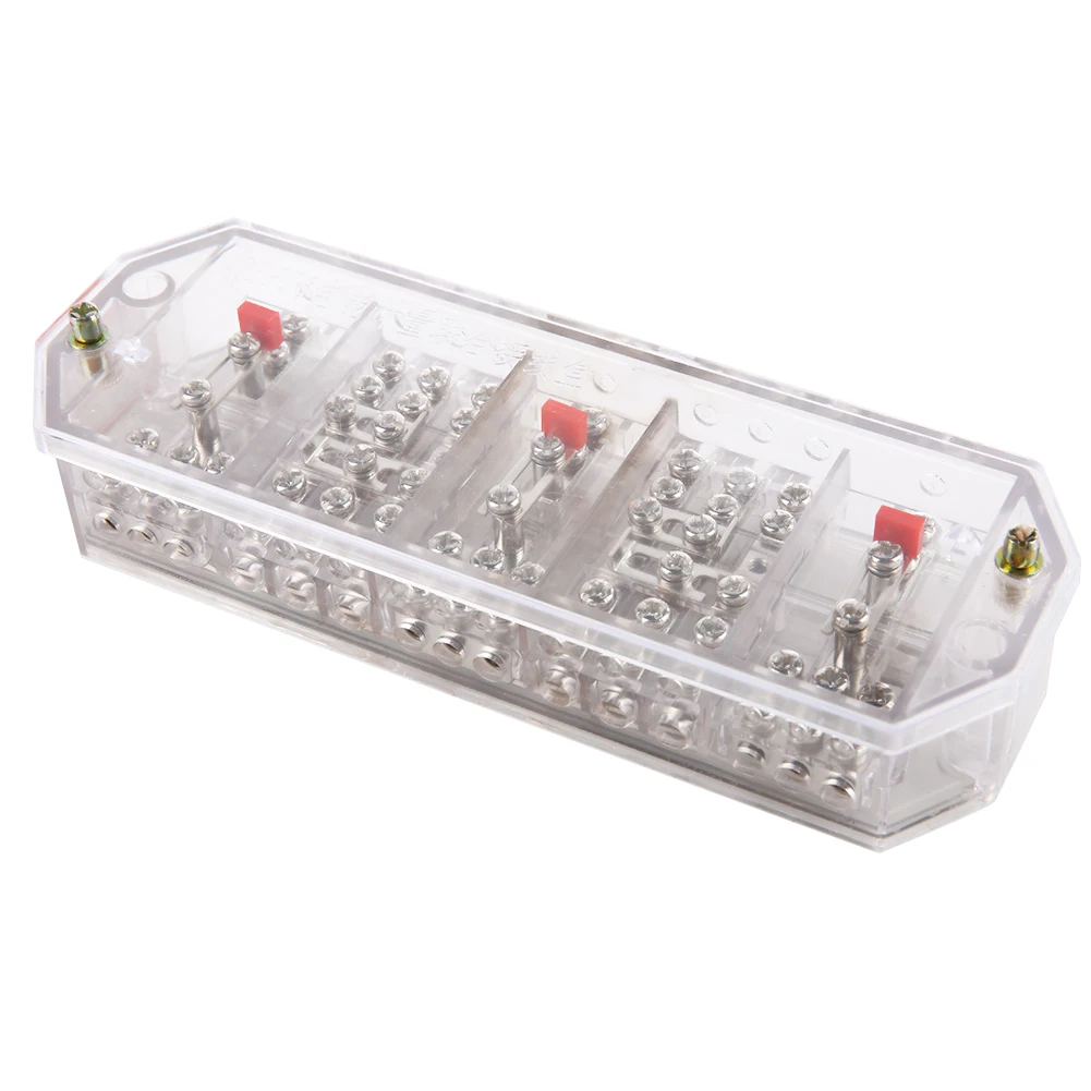 3-фазный 4-проводной бытовой измерительный прибор клеммный ряд Электрический