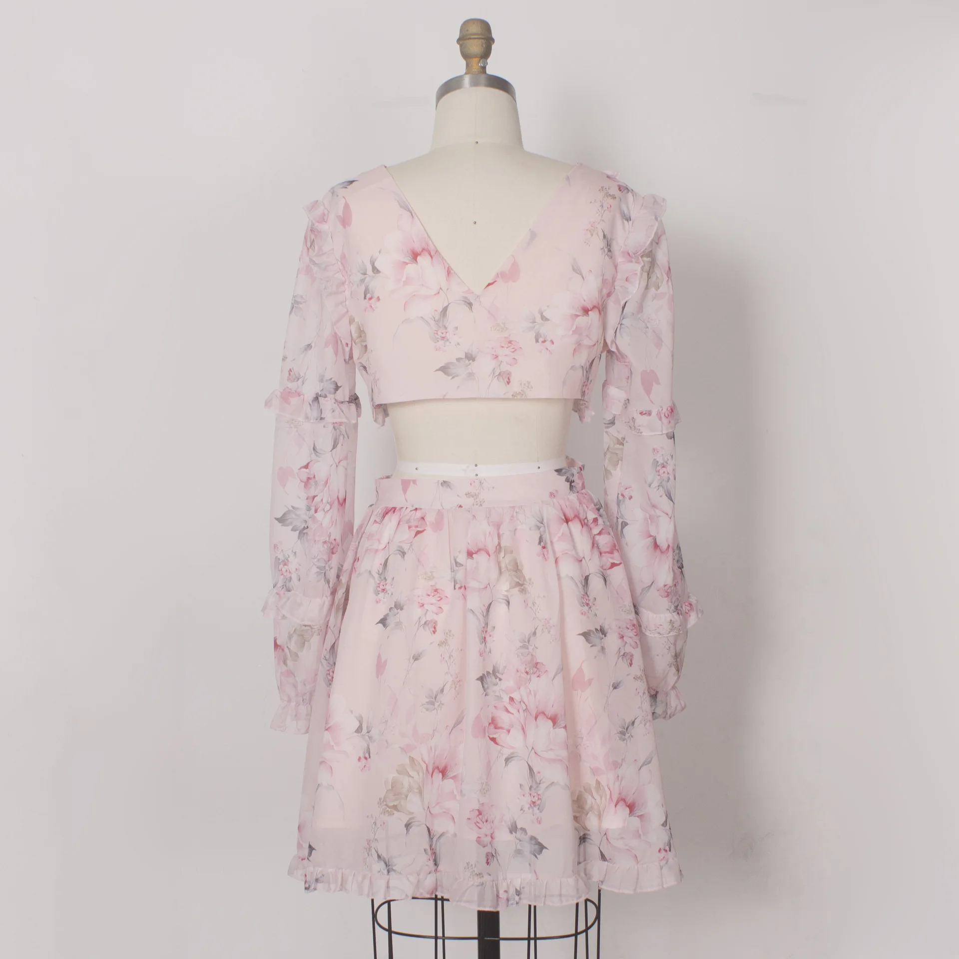 

Spring Summer Dress Women Causal Dress Sexy 2021 New Arrivals V Neck Floral Dress Mini Beach Evening Party Dress