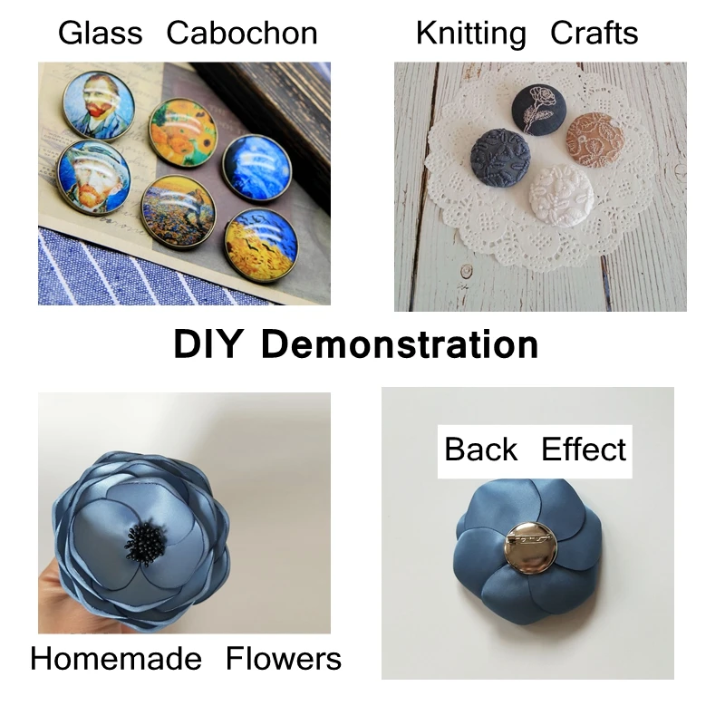 10 шт. металлические заготовки для броши 25 мм | Дом и сад