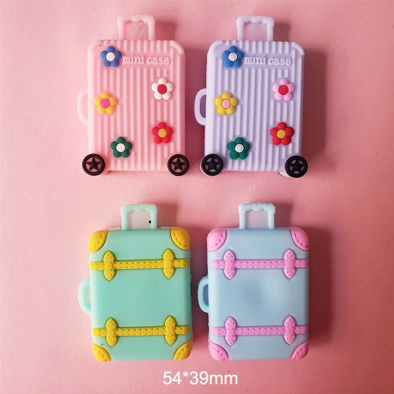 50 шт. милый мини чехол для путешествий мягкий ПВХ брелок аксессуары ручной работы