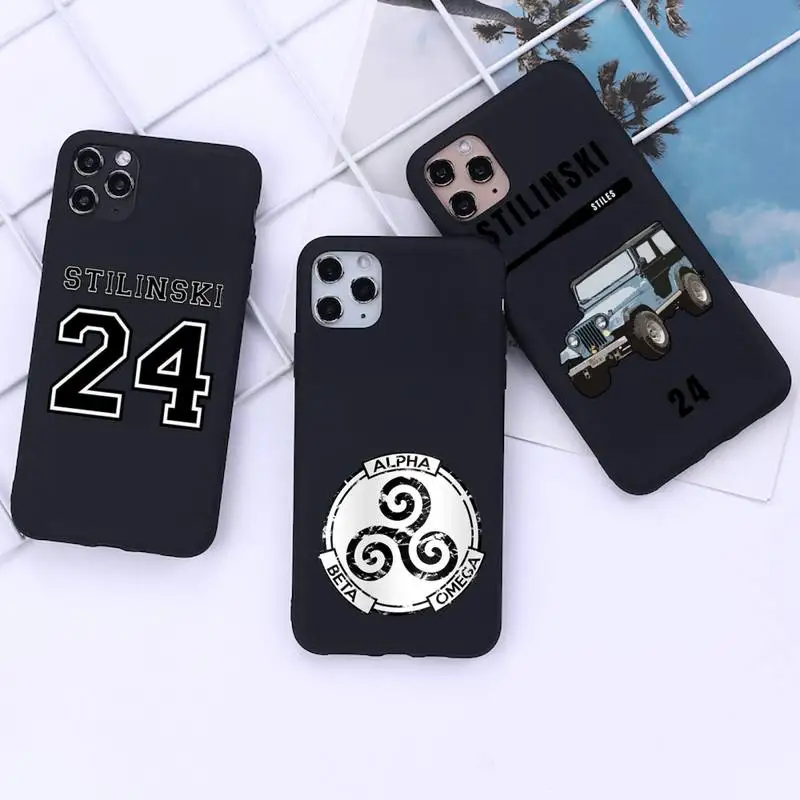 Прочный чехол Teen Wolf Stilinski 24 сериалов для мобильного телефона чехлы iphone 12 11 мини