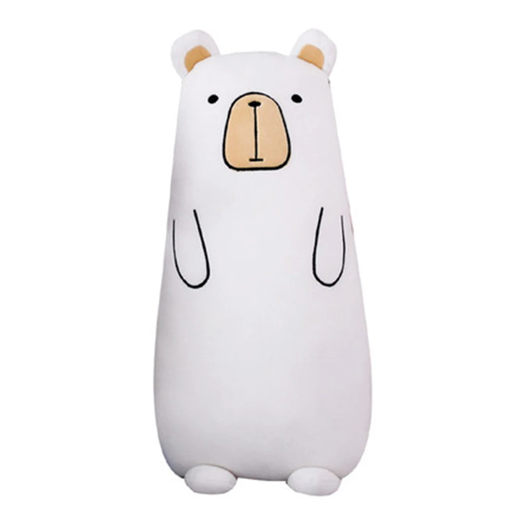 

Симпатичная кукла-мишка 50 см, плюшевая игрушка, кровать, длинная подушка, девушка, Спящая кукла, подарок на день рождения, медведь, лошадь, ли...