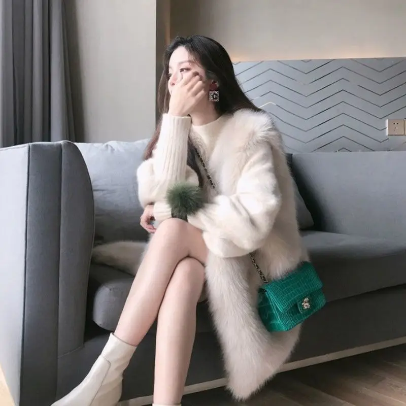 Новинка 2021 модная женская одежда жилет из искусственного меха и | Женская