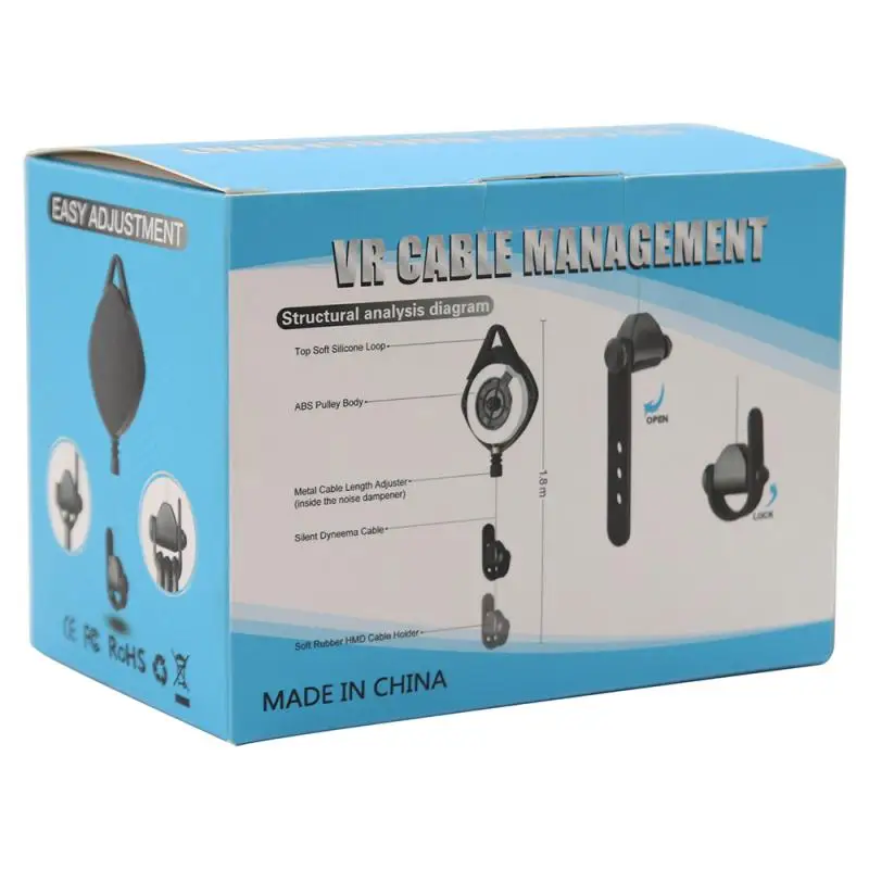 

New 3/6pcs Silent VR Cable Management Pulley System For HTC Vive Rift S PS Windows VR Accessories For Vive/Oculus Rift S/PS VR