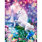 Алмазная 5d картина с единорогом сделай сам, мозаика из полных круглыхквадратных страз, вышивка со сказочной вышивкой, подарок, украшение для дома