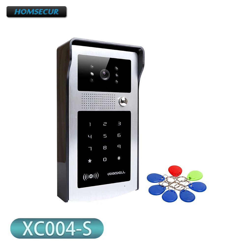 XC004-S Intercom Camera 700TVLine  with Password and RFID Access for HOMSECUR HDS Series Video Door Entry System