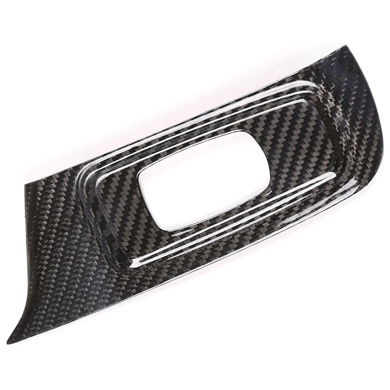 

Left Hand Drive Real Carbon Fiber Car Interior Window Lift Button Frame Trim Accessories for 911 718 2016-2019