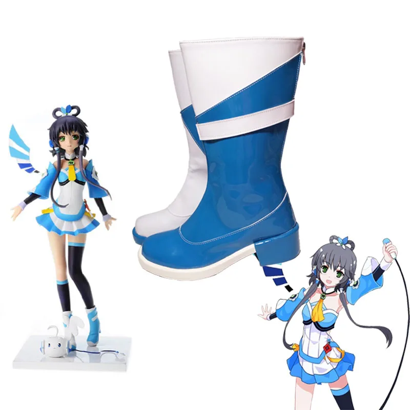 

Luo Tianyi cos VOCALOID cosplay cos shoes canvas fashion shoes casual men women college student anime cartoon high help