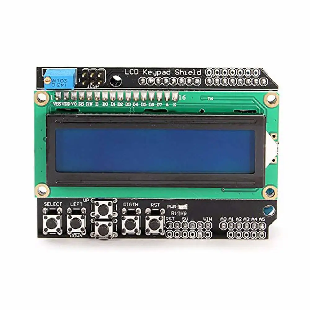ЖК экран с клавиатурой Lcd1602 дисплей 1602 модуль дисплея для Arduino Atmega328 Atmega2560 Raspberry Pi