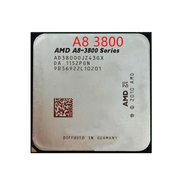 Бесплатная доставка для AMD A8 3800 2 4 ГГц четырехъядерный Мб 65 Вт ЦПУ процессор FM1