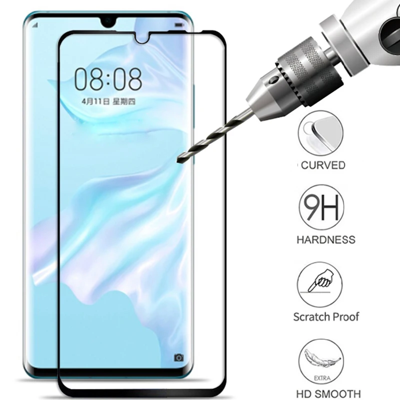 360 Полное покрытие стекло хуавей р30лайт + чехол для huawei p 30 lite p30 pro защитное на р ПРО