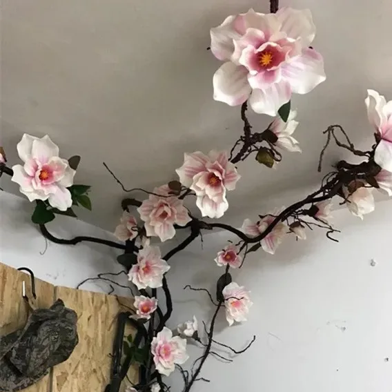 5,9 fuß Künstliche Blume Rattan Blume String Magnolia Blume Dekoration Schlafzimmer Reben – Detail 12
