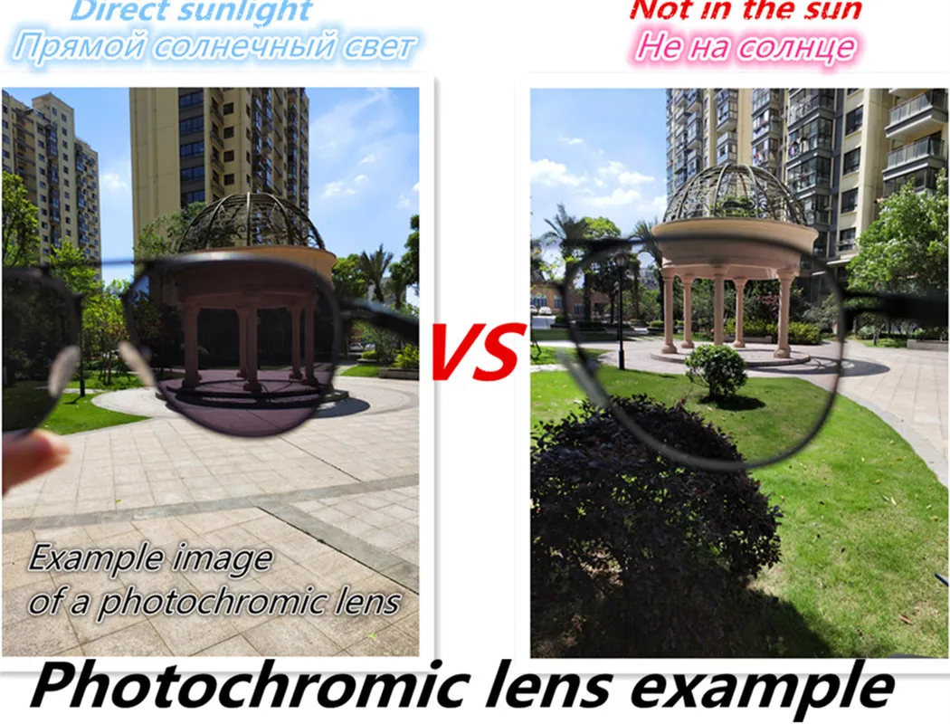 

Fashion Photochromic Myopia Aluminum Magnesium + TR90 Glasses Frame Out Sunglasses UV Protection