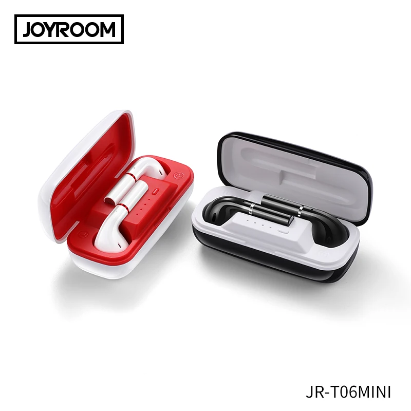 JOYROOM JRT06MINI мини наушники вкладыши TWS Bluetooth 5 0 сенсорный Управление Беспроводной HD