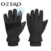 ozero touch screen motorcycle gloves winter gloves 30%c2%b0f cold proof thermal glove warm fleece insulated lamb wool moto 9032