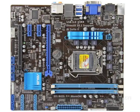 

ASUS P8H61-M PRO USED Desktop Motherboard LGA 1155 DDR3 USB2.0 US3.0 I3 I5 I7 16GB H61 Original motherboard