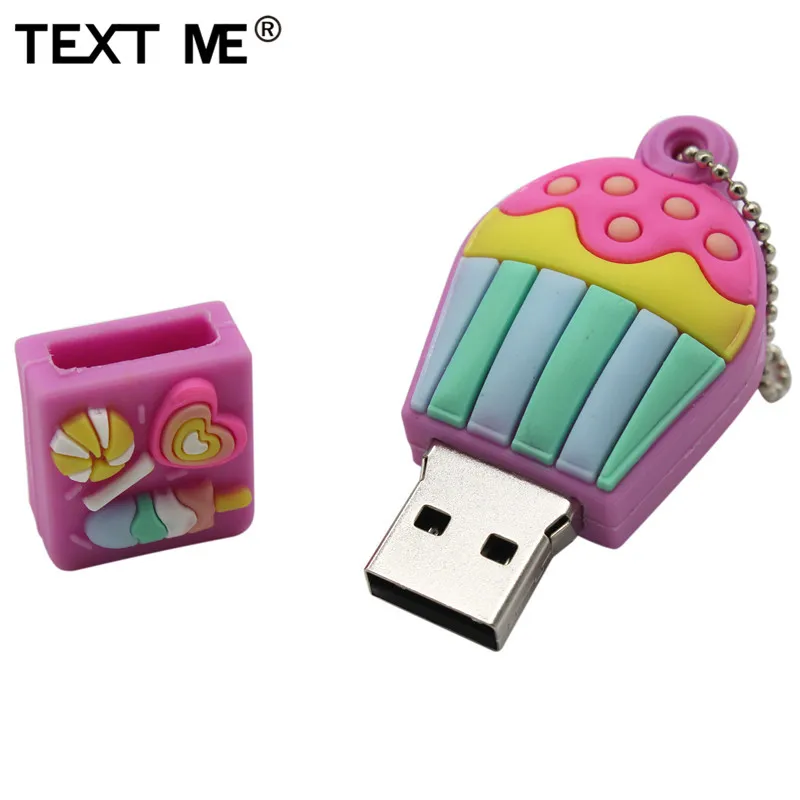 TEXT ME 64GB мультфильм Единорог воздушный шар стиль usb флэш-накопитель usb 2,0 4GB 8GB 16GB 32GB флешка, подарок