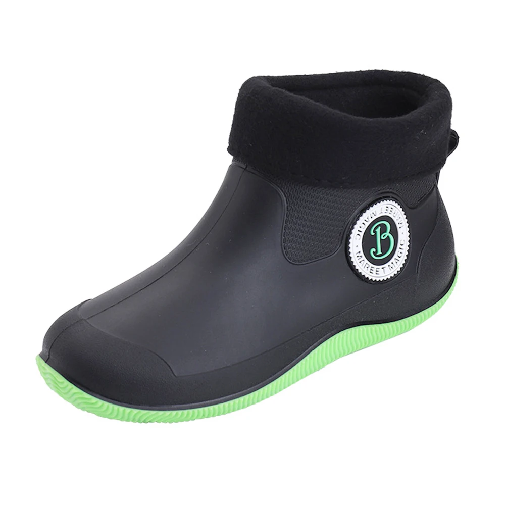

Men's Rain Shoes Women's Plastic PVC Water Shoes Factory Waterproof Antiskid Water Boots Winter Autumn Low Top Water Shoes