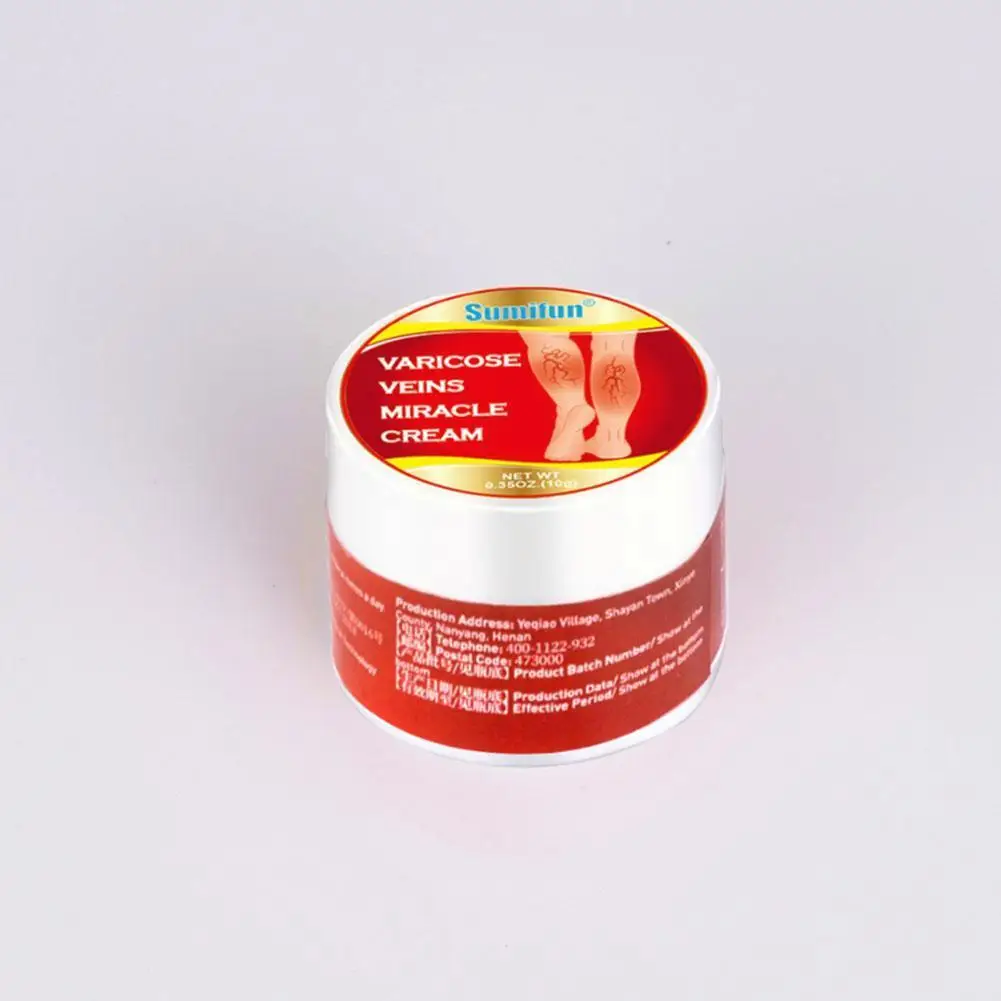 

1Pcs New Sumifun Varicose Veins Cream Treat Phlebitis Medical Anti Removal Pain Vasculitis Plaster Thigh Swelling Spider Re E2I4