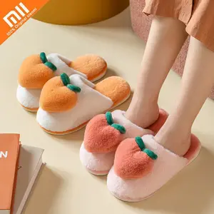 Youpin Plush Cotton Slippers Women Soft Winter Thicken Warm for Women Fashion Shoes House Bedroom Cute Slippers Home Indoor