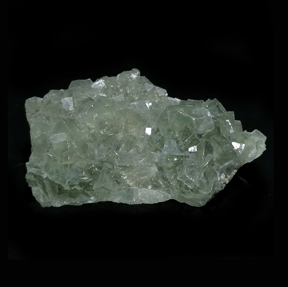 

214g Natural Green Fluorite Mineral Crystal Specimen Home Decoration From Xianghuapu Hunan Province China A4-5