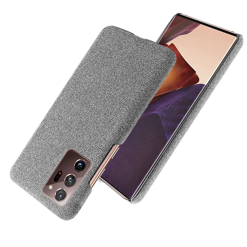 Cloth Texture Fitted Cover for Samsung Galaxy S22 Ultra Pro S21 S20 FE Plue 5G S10e S9 S8 NOTE 20 Fabric Antiskid Phone Case