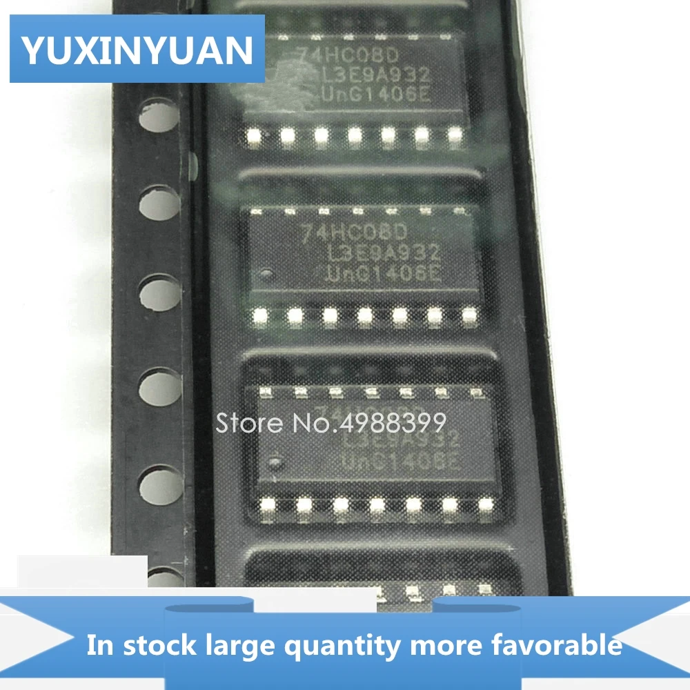 YUXINYUAN 10 шт./лот 74HC08D 74HC08 HC08D SOP14 в наличии | Электронные компоненты и принадлежности