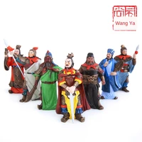 three kingdoms character garage kit ornaments five tigers general zhu geliang liu bei guan yu zhang fei zhao yun cao cao toy
