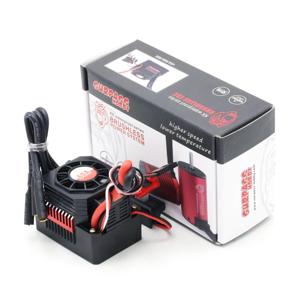 Водонепроницаемый 25A 35A 45A 60A 80A 120A 150A ESC бесщеточный, Скорость контроллер для 1/8 1/10 1/12 1/20 RC автомобиль