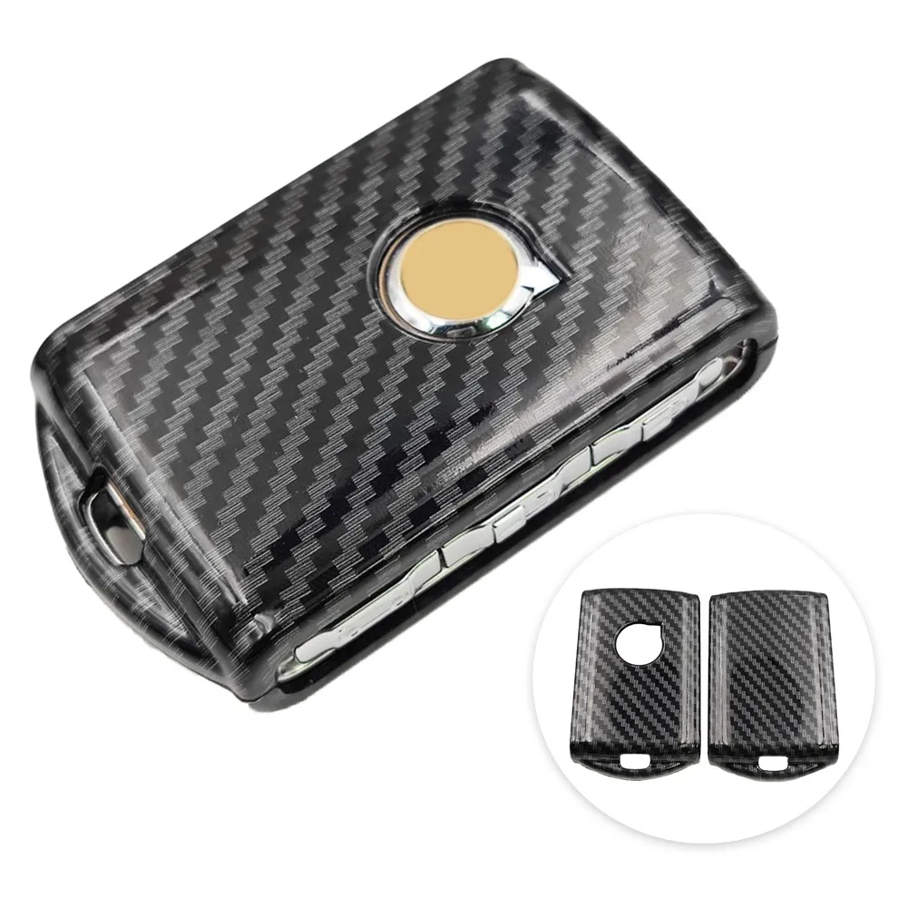 

Carbon Filber Car Key Case Cover For VOLVO S90 V90 XC90 XC60 V60 S60 XC40 Case Fob 2020 2019 Remote Key Shell