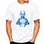 Футболка мужская с мультяшным принтом Аватара, модная рубашка в стиле хип-хоп, Аватар Последний Воздушный календарь, в стиле Харадзюку, на лето