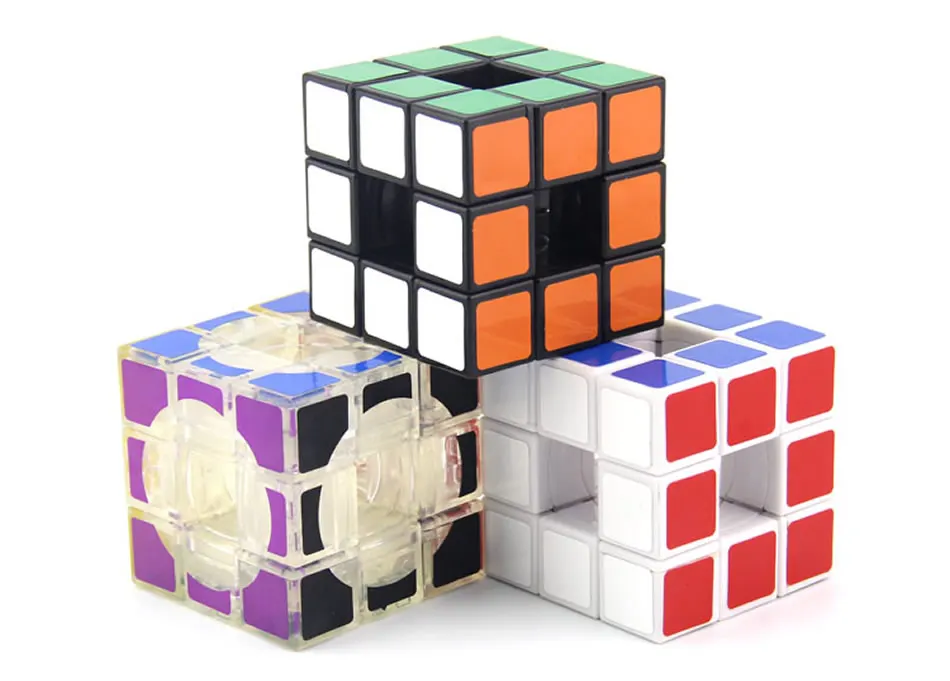 LanLan полый 3x3x3 магический куб 3x3 профессиональная скоростная головоломка, обучающие игрушки для детей, антистресс