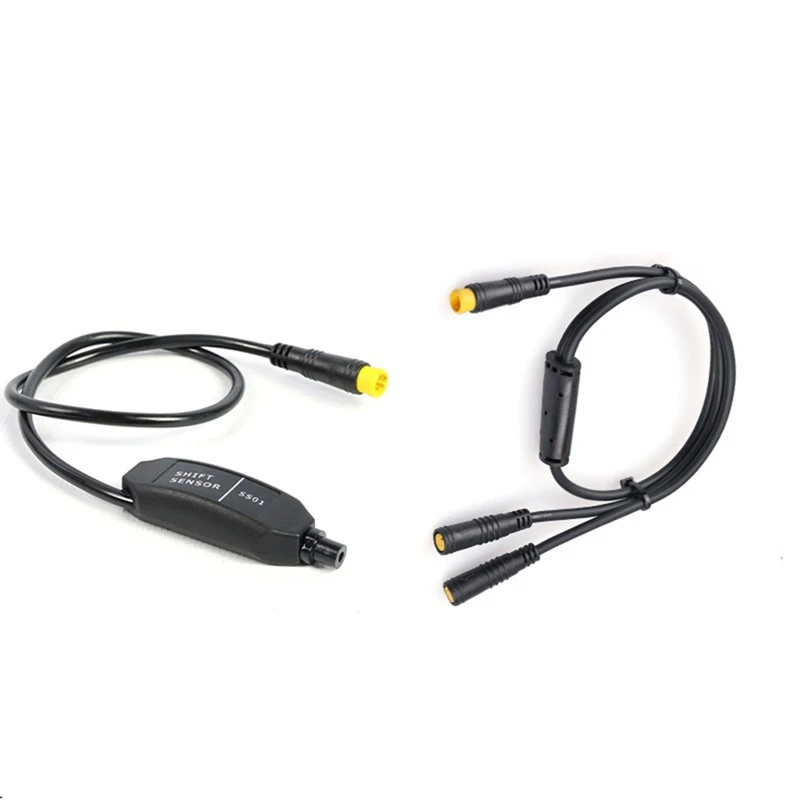 

Датчик переключения передач Ebike и Удлинительный кабель для двигателя Bafang BBS01 BBS02 BBSHD Mid Drive с 3-контактным удлинителем