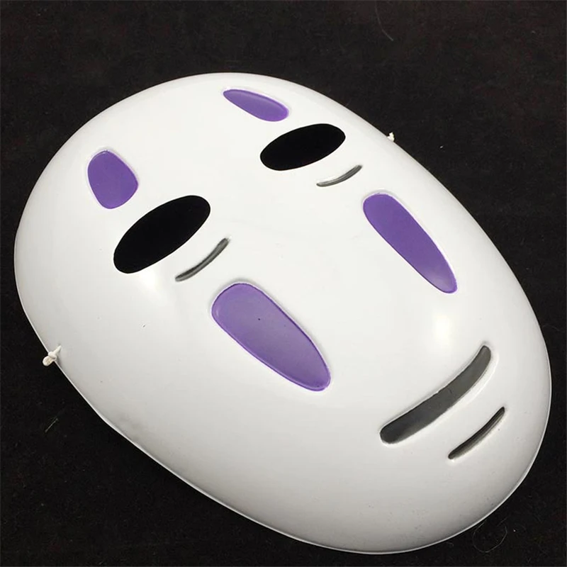 ANGRLY Style Miyazaki Spirited Away No-Face Mask Faceless Cosplay helmet fancy Anime Halloween party Costume japanese masks Toys | Дом и сад