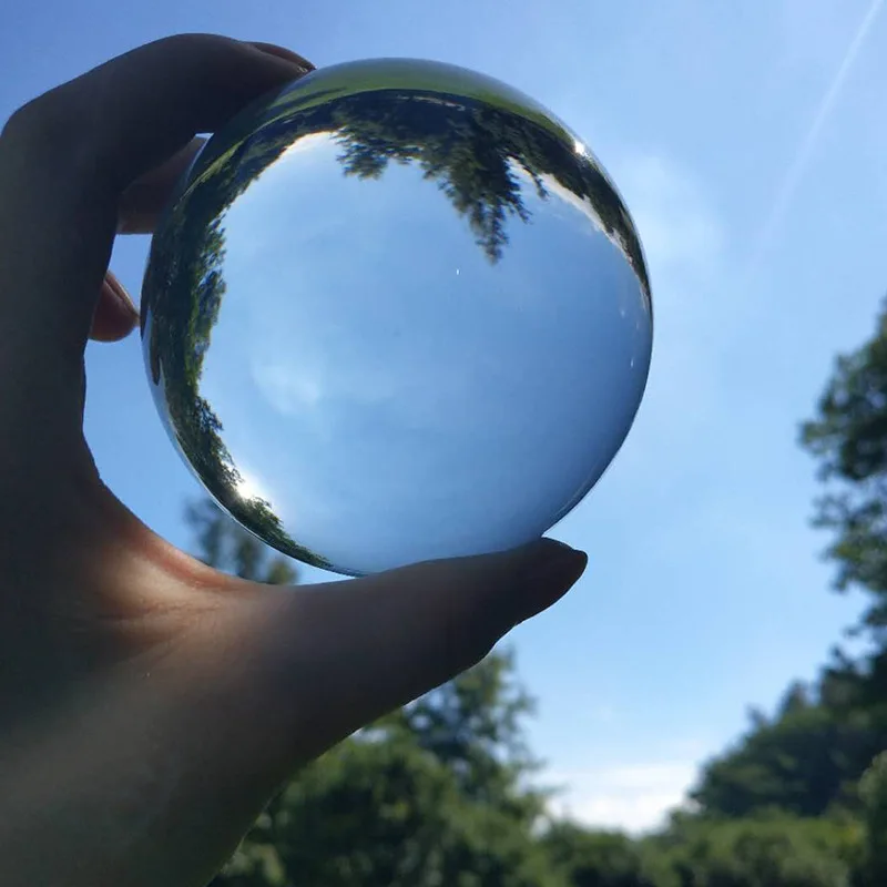 60/70/80MM фотография хрустальный шар орнамент фэншуй Глобус Гадания и предсказания