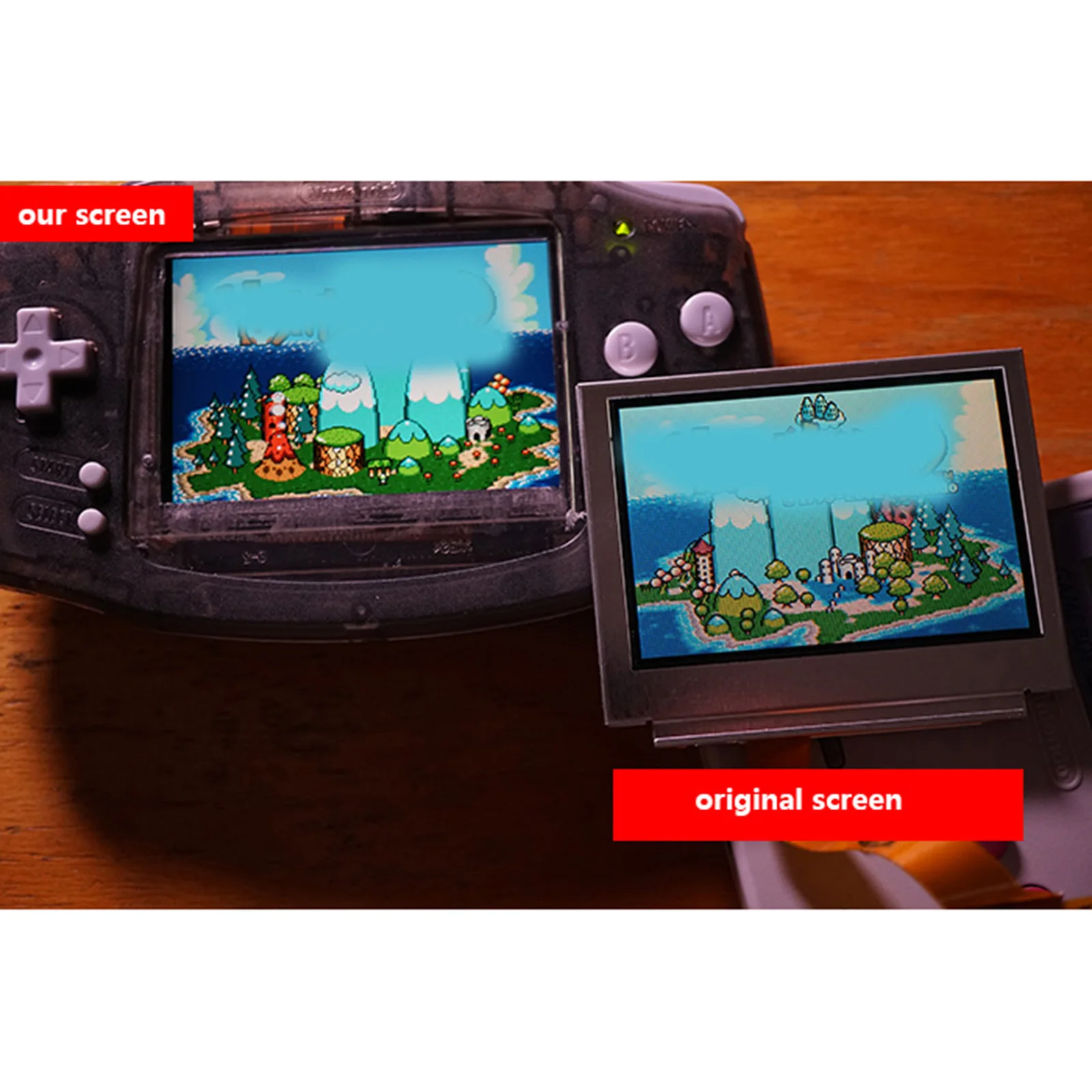 Замена IPS ЖК-экран игра консоль Nintendo GBA Регулируемая яркость сенсорный для GameBoy |