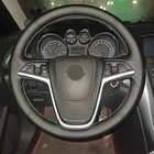 Оплетка для руля, кожаная, для Buick Excelle XT GT Encore, Opel Mokka, сделай сам, шитье, пользовательский Руль управления