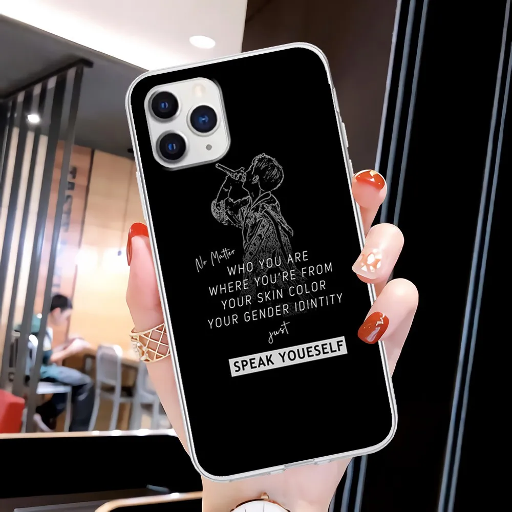 

Love Yourself Art Transparent Mobile Phone Cover Clear Case For Samsung Galaxy A21S A71 S8 S9 S10 Plus Lite S20 Note 20 Ultra