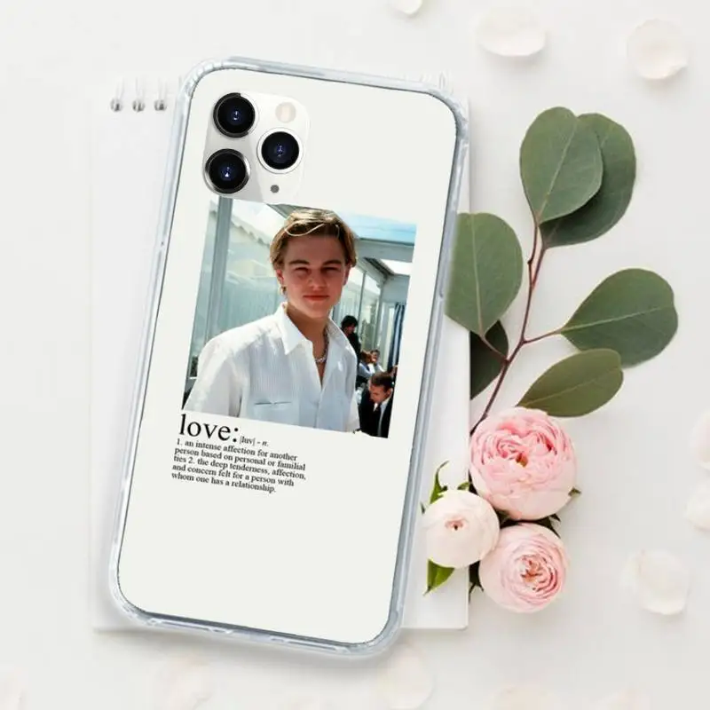

American actor Leonardo DiCaprio Phone Case for iPhone 11 12 mini pro XS MAX 8 7 6 S Plus X 5S SE 2020 XR Luxury shell funda