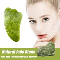 gua sha scraper natural jade gua sha stone massager for face massage tool relaxation slimming beauty neck thin lift
