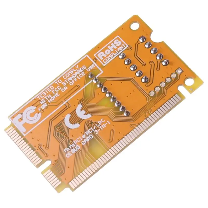

3 in 1 PCI/PCI-E/LPC Mini PC Laptop Analyzer Tester Module Diagnostic Post Test Card Electronic PCB Board LED Display