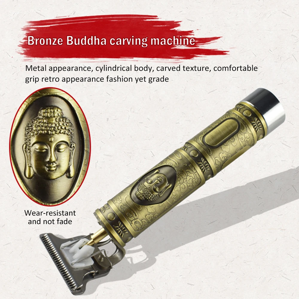 

Professional Rechargeable Ceramic Hair Trimmer Barber Hair Clipper Machine Cutting Beard Trimmering For Men Hair Style